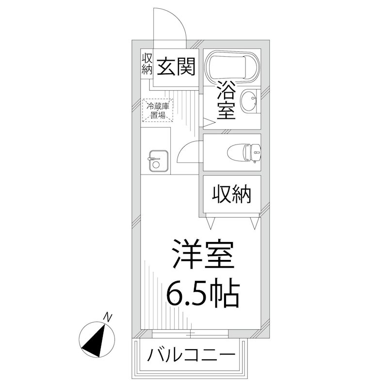 姫路市井ノ口のアパートの間取り