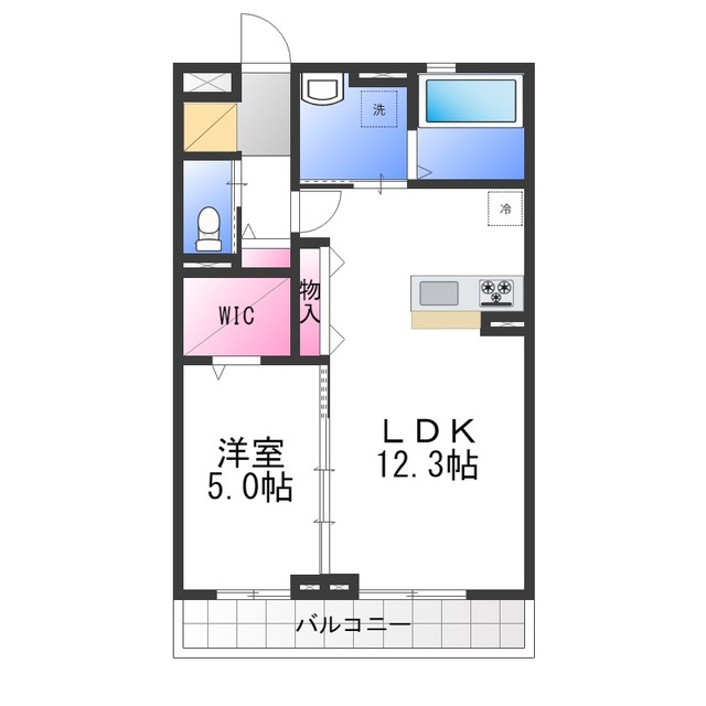 ラヴィベールメゾンの間取り