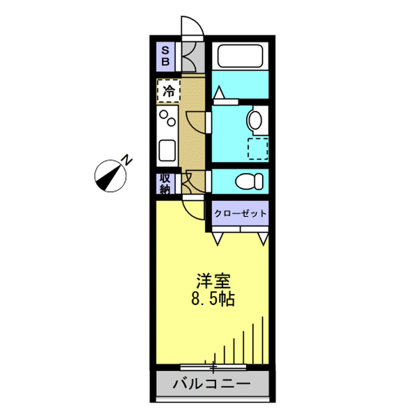 グレース内田の間取り