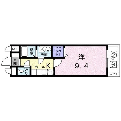 グレイスあらかわの間取り