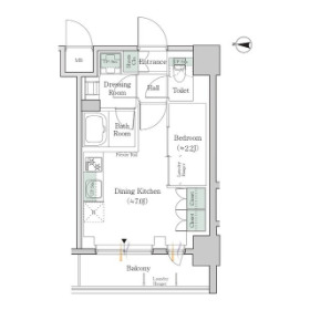 江東区亀戸のマンションの間取り