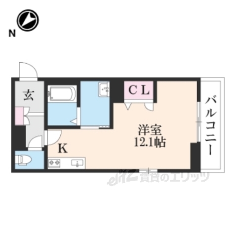 彦根市西今町のマンションの間取り