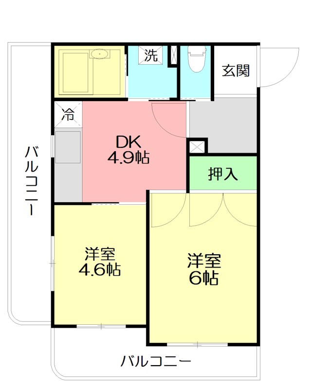 ストラット辻堂の間取り