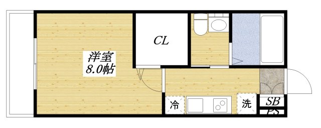 MQuarto拝島IIの間取り