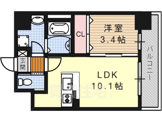 パラドール吹上の間取り