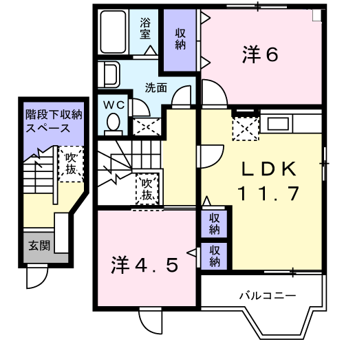 サニーコートの間取り