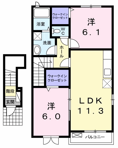 穂積IIの間取り