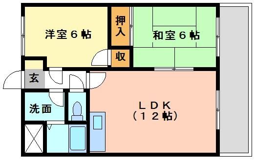 ウィンズ長戸の間取り