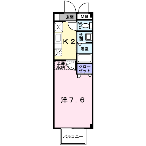 リヴィエールIIの間取り