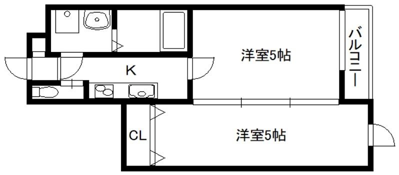 ベレーザ西陣Iの間取り