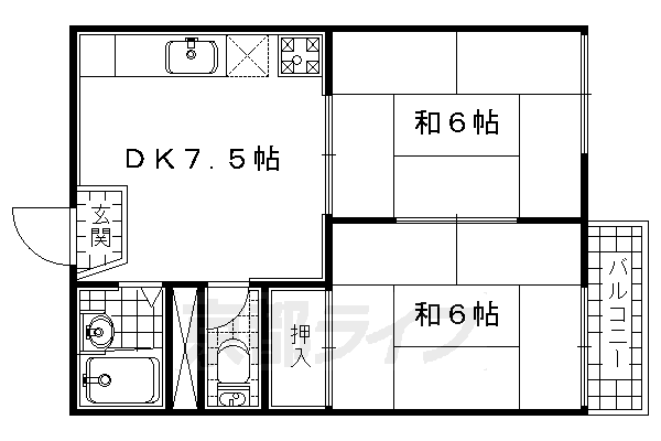 タウニィウエノＡ棟の間取り