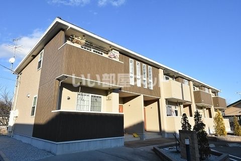 田村市船引町船引のアパートの建物外観