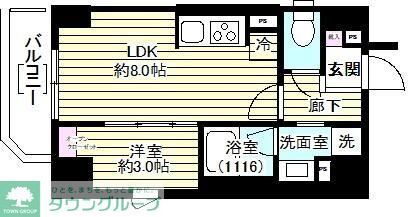 文京区本郷のマンションの間取り