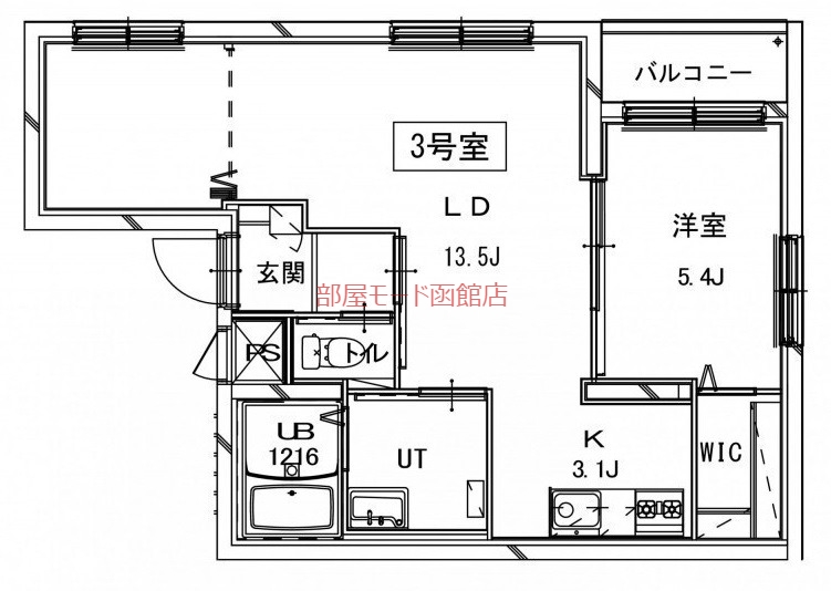 パレスK日乃出街の間取り