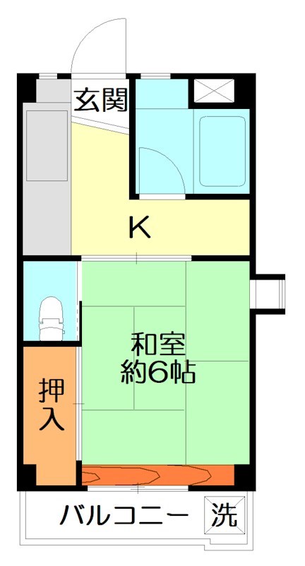 ビレッジハウス座間2号棟の間取り