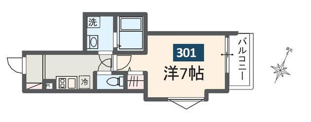 MELDIA長沼IIの間取り