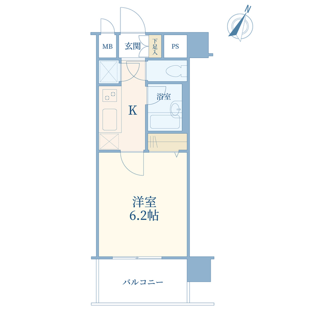 パレステュディオ渋谷ＷＥＳＴの間取り