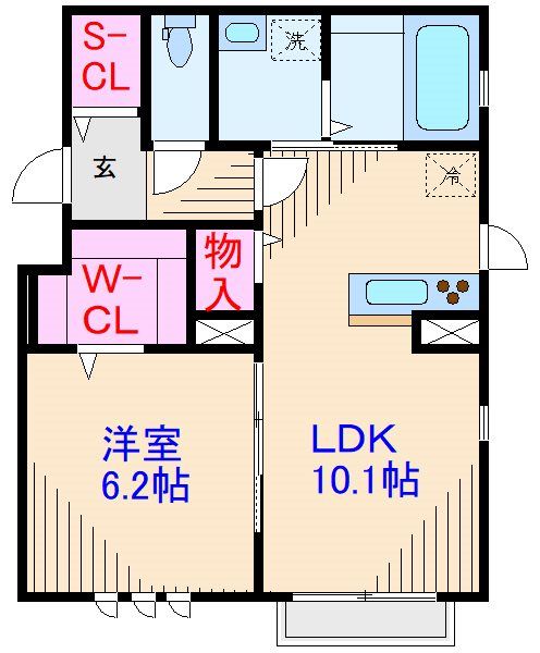 Laid Back武蔵小杉の間取り写真