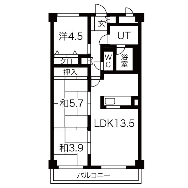 S-COURT28の間取り写真