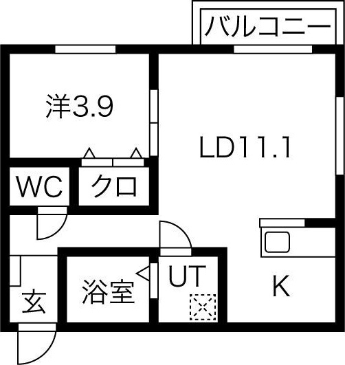 Grin at 道徳の間取り写真
