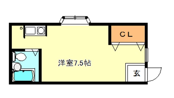 酒井ハイツの間取り