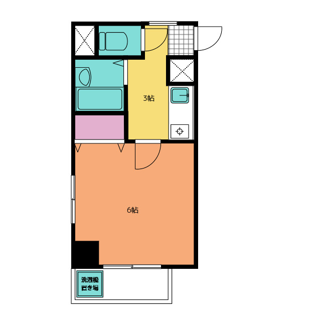 マンションちくさの間取り