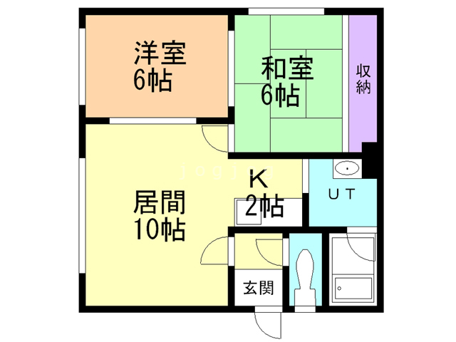 【金興マンションNo.５の間取り】