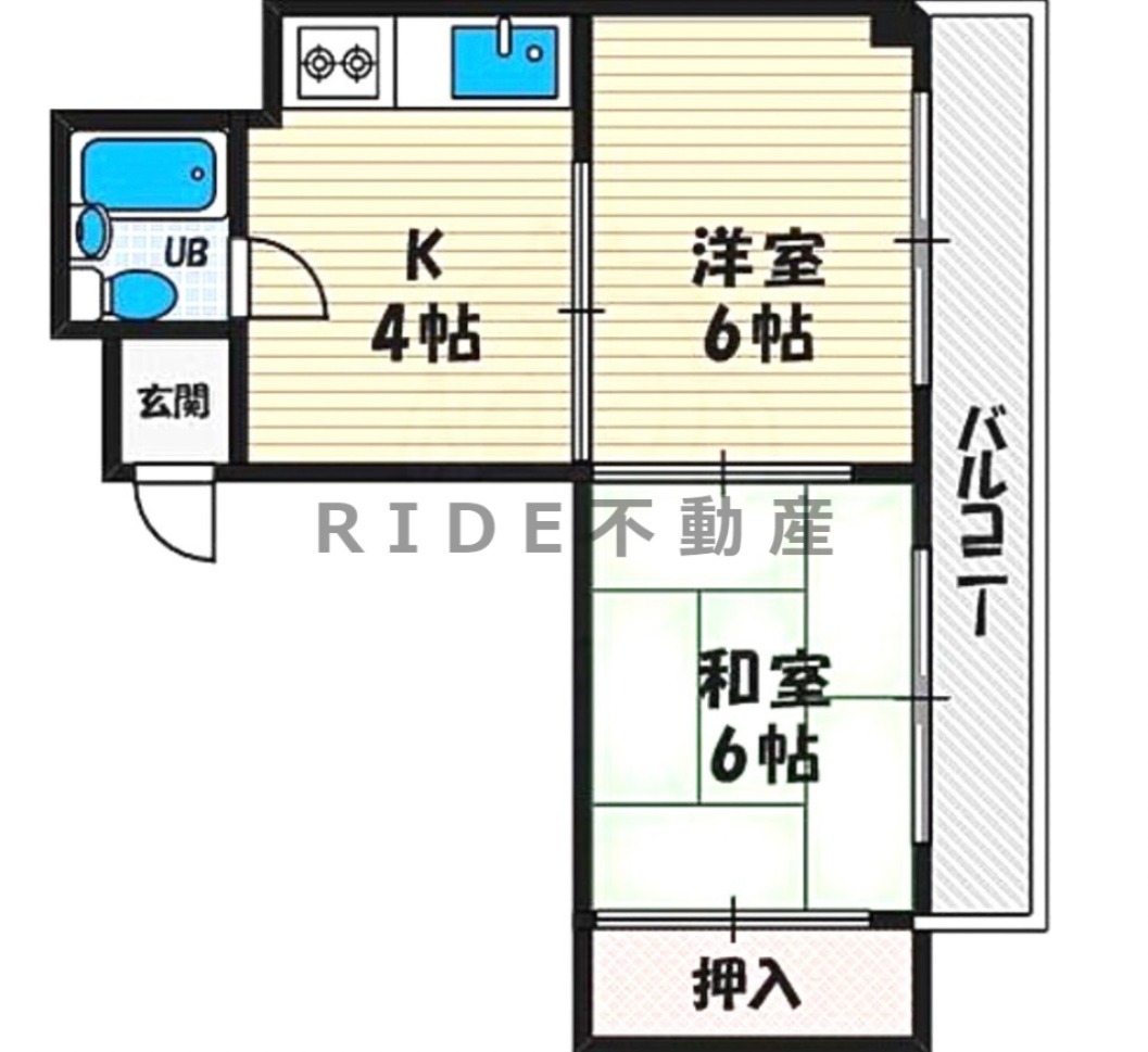 第二美好マンションの間取り