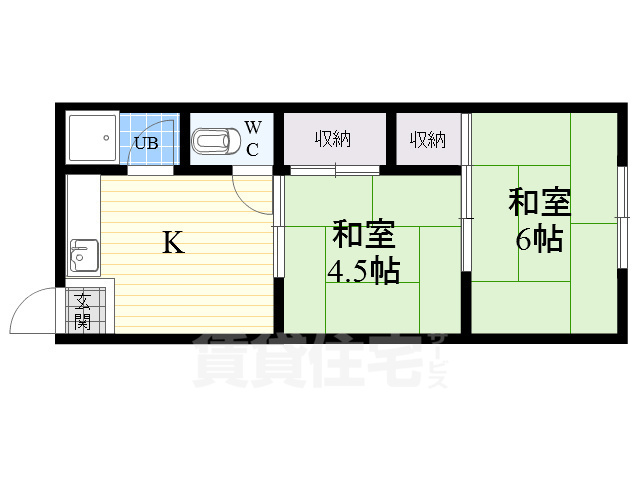 コーポ中村の間取り