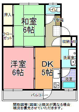 東洋ハイツの間取り