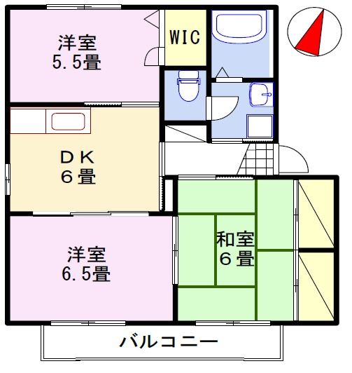 兵庫県姫路市新在家本町２（アパート）の賃貸物件の間取り