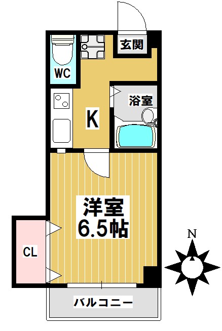 マンションJY館の間取り