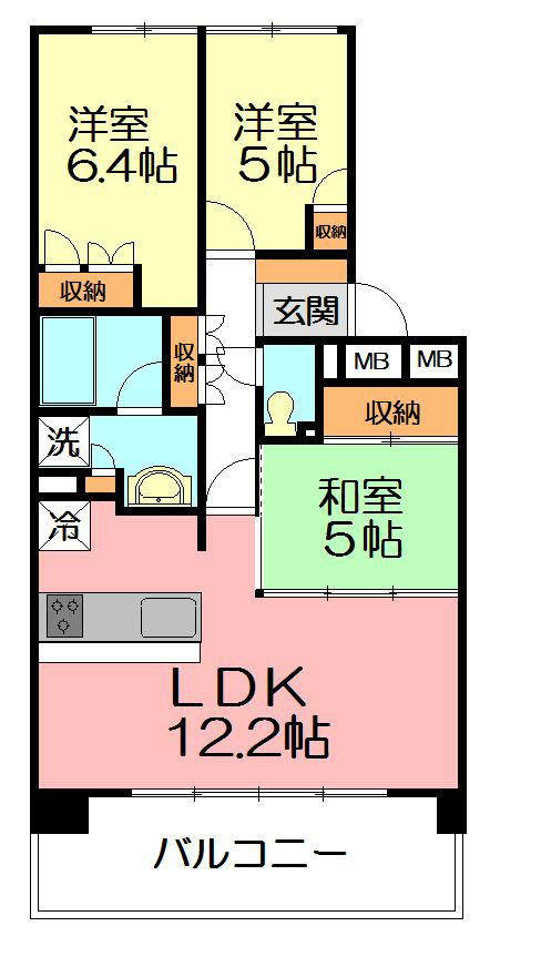 パークアクシス大船の間取り