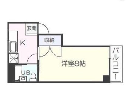 鹿児島市西田のマンションの間取り