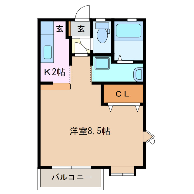 サングリーン平田の間取り