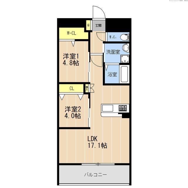 （仮称）LIBTH友丘2丁目マンションの間取り