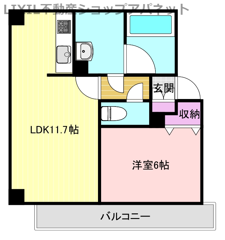 レガーロけやき通りの間取り