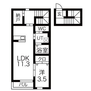 BlueRoseの間取り