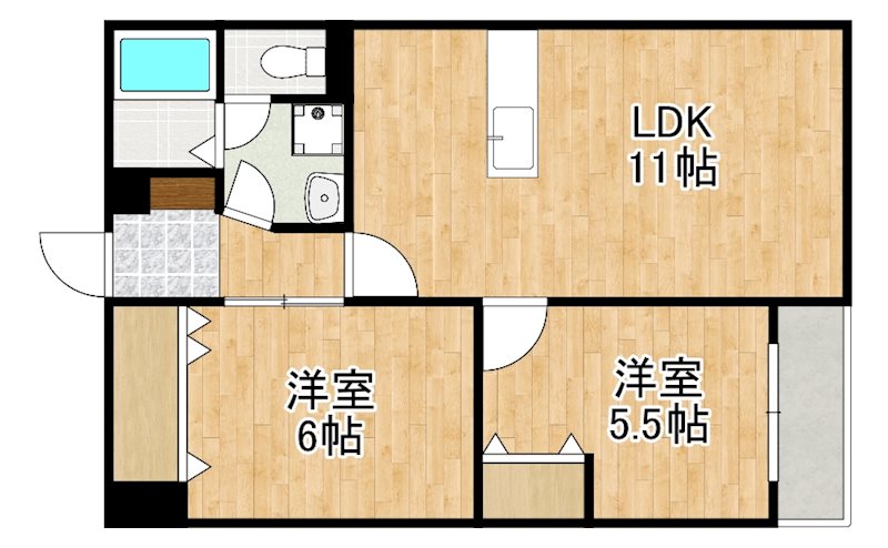 【ロイヤルシティ奈良田の間取り】