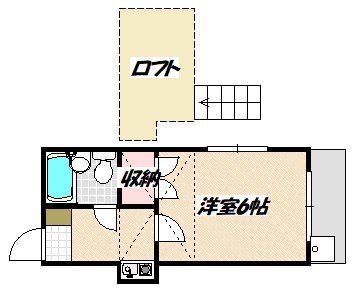 船橋市宮本のアパートの間取り