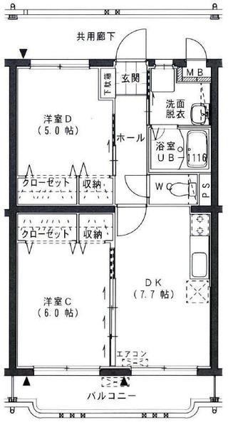 サニーコートの間取り