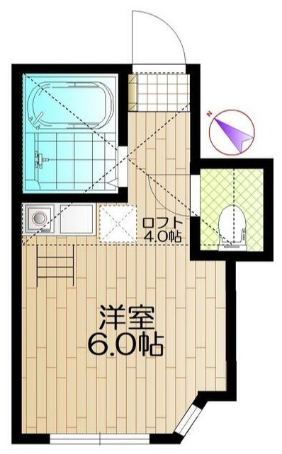 ユナイト田浦マークヘアリーの間取り