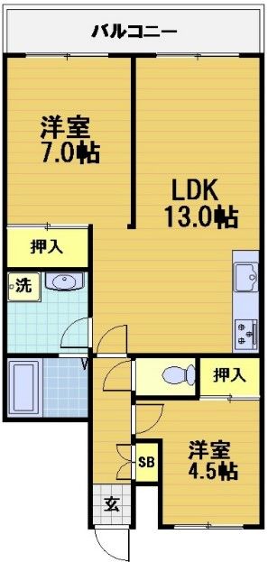 モアライフ酒井松の間取り