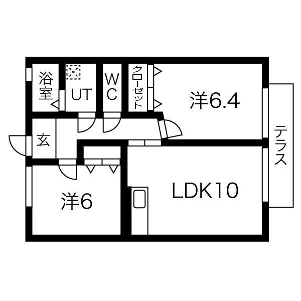 ソフィア八田B棟の間取り