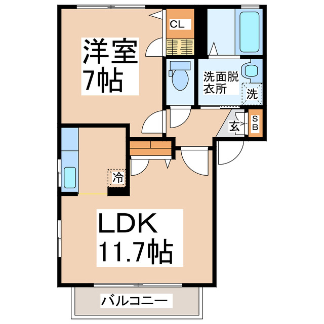 アンリシール八景水谷の間取り