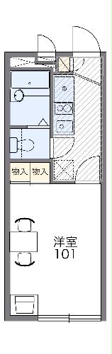 レオパレスハピネスの間取り