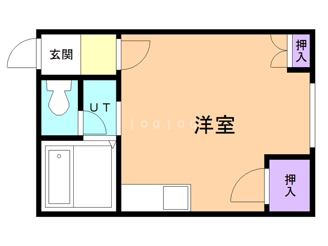 【エミール旭町（旧ハイツみやもと）の間取り】