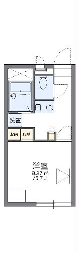 レオパレス高梁中央の間取り