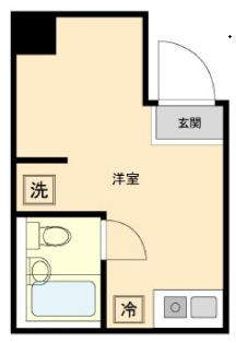 港区三田のマンションの間取り