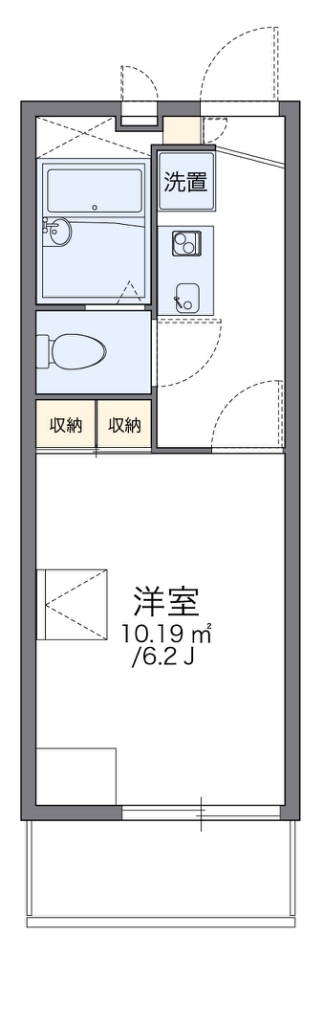 堺市堺区向陵西町のマンションの間取り